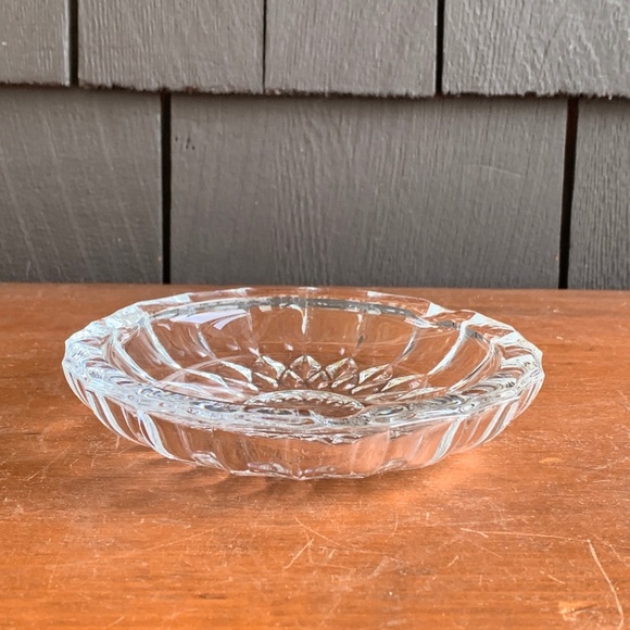 Vintage | Val St Lambert Cut Crystal Ashtray - Picture 10 of 12